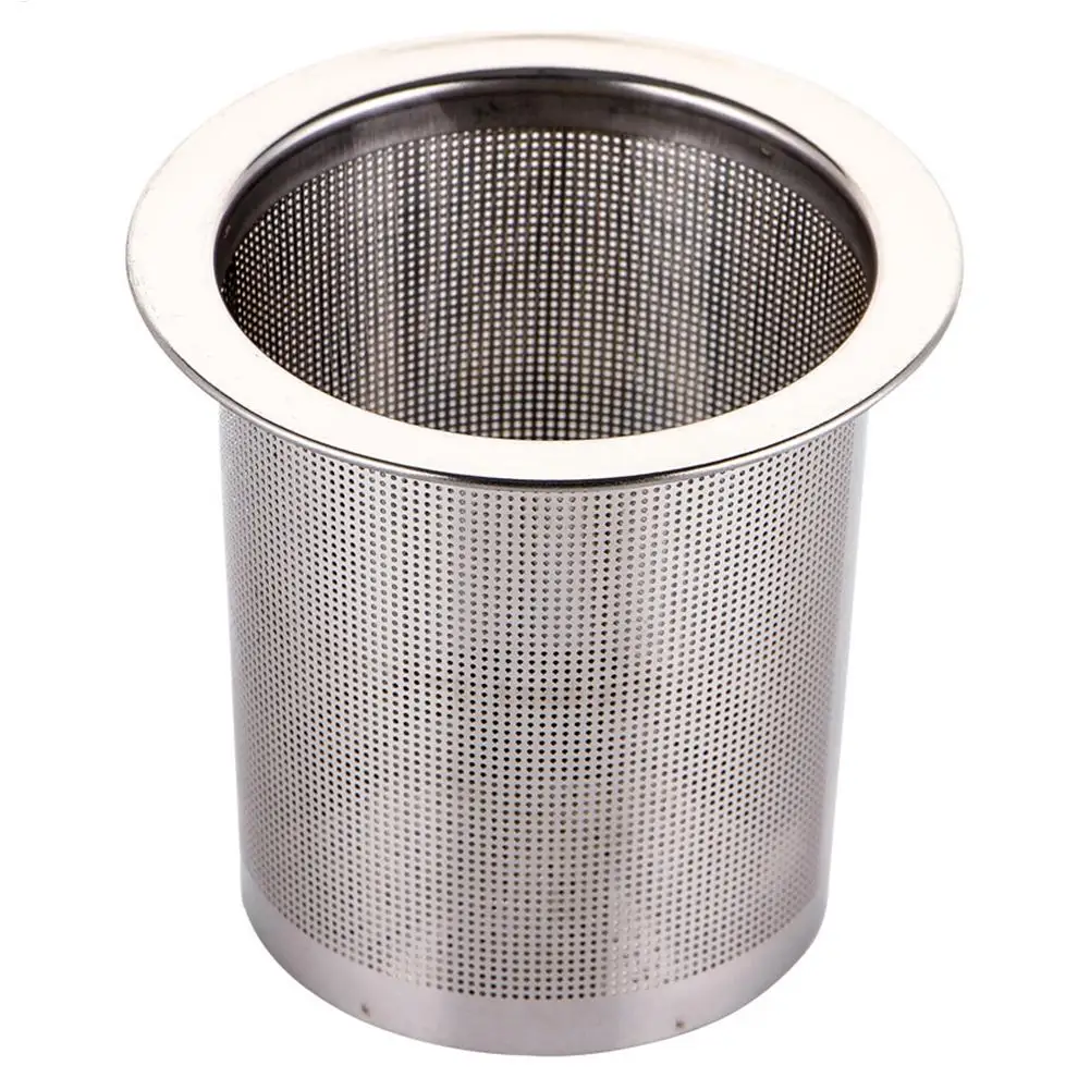 Stainless Steel Tea Strainer Mesh Infuser Basket For Teapot Drinkware Kitchen Accessories Loose Tea Herb Filter