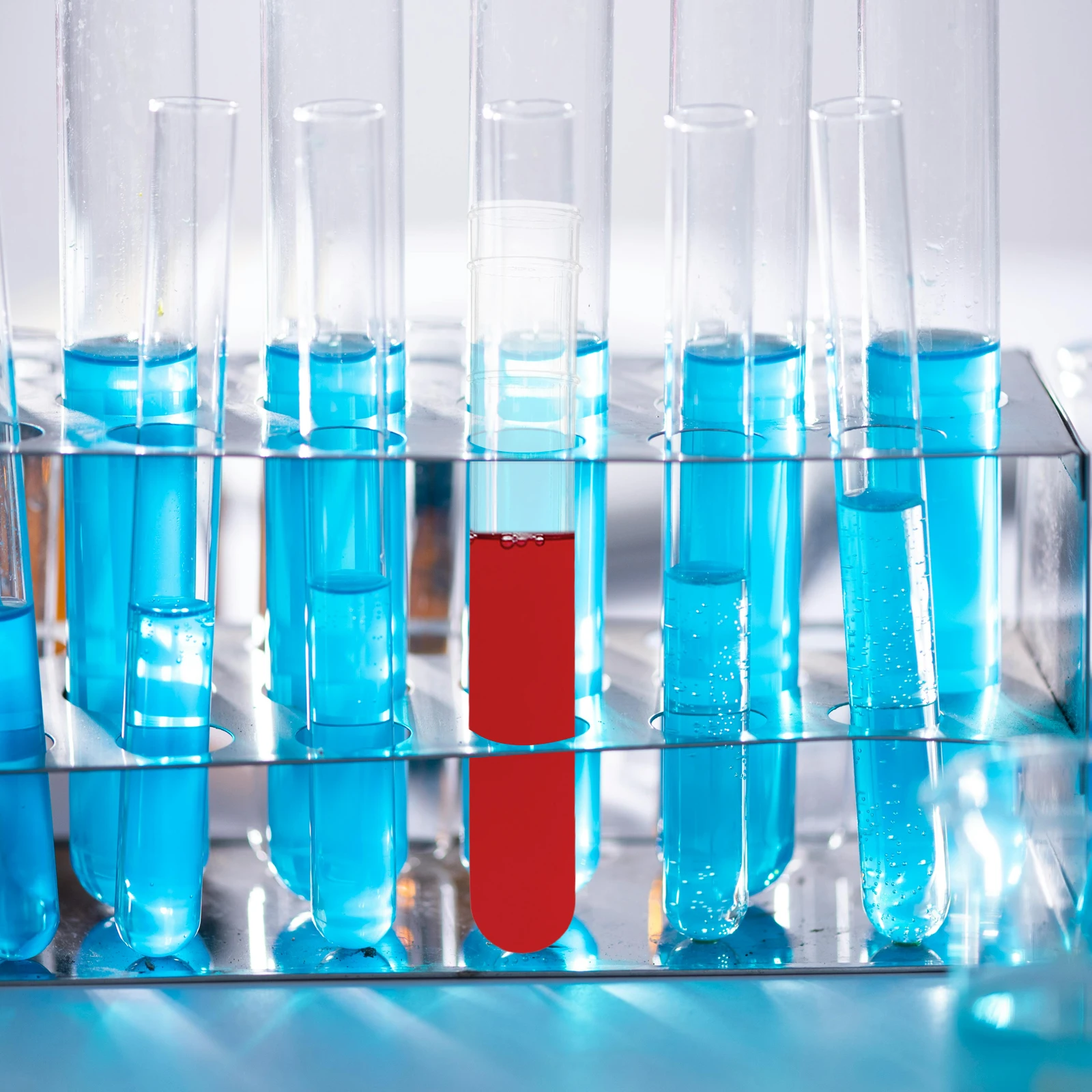 100 Pcs Blood Collection Tube Plastic Vials Mini Bottles Miniature Powder Test Tubes Halloween