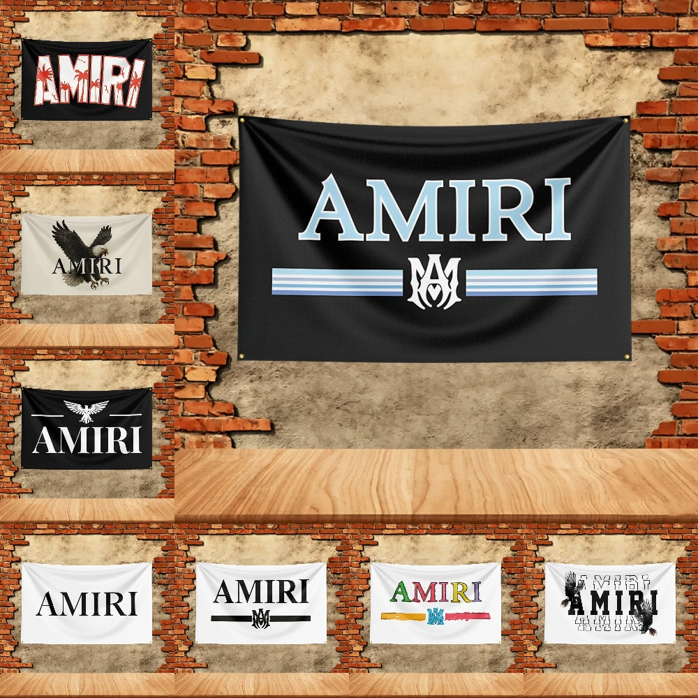 Luxury Design Flag  for AMIRI Fans Banner Custom any Image Garage Bedroom Living Room Dorm Wall Hanging Decor Tapestry