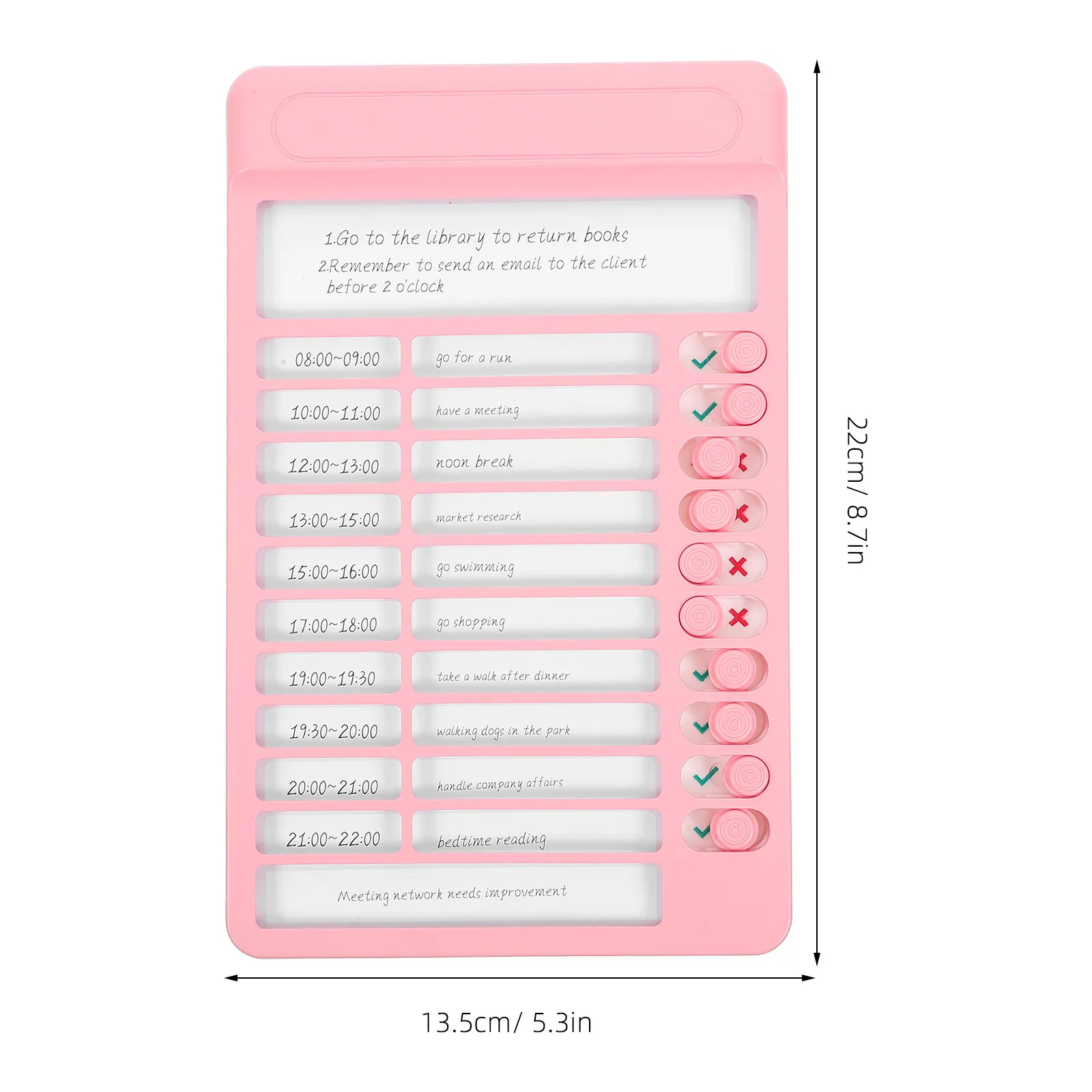 1Set Magnetic 's Chore Chart DIY Reminder Home Behavior Chart Daily Schedule Planner Reward Tracker Classroom Use