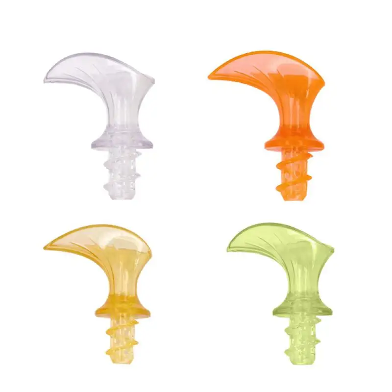 2/4/6PCS Fruit Drill Transparent Color Juice Plastics Lemon Orange Kichen Accessories Juicer Portable Household Small Fruit