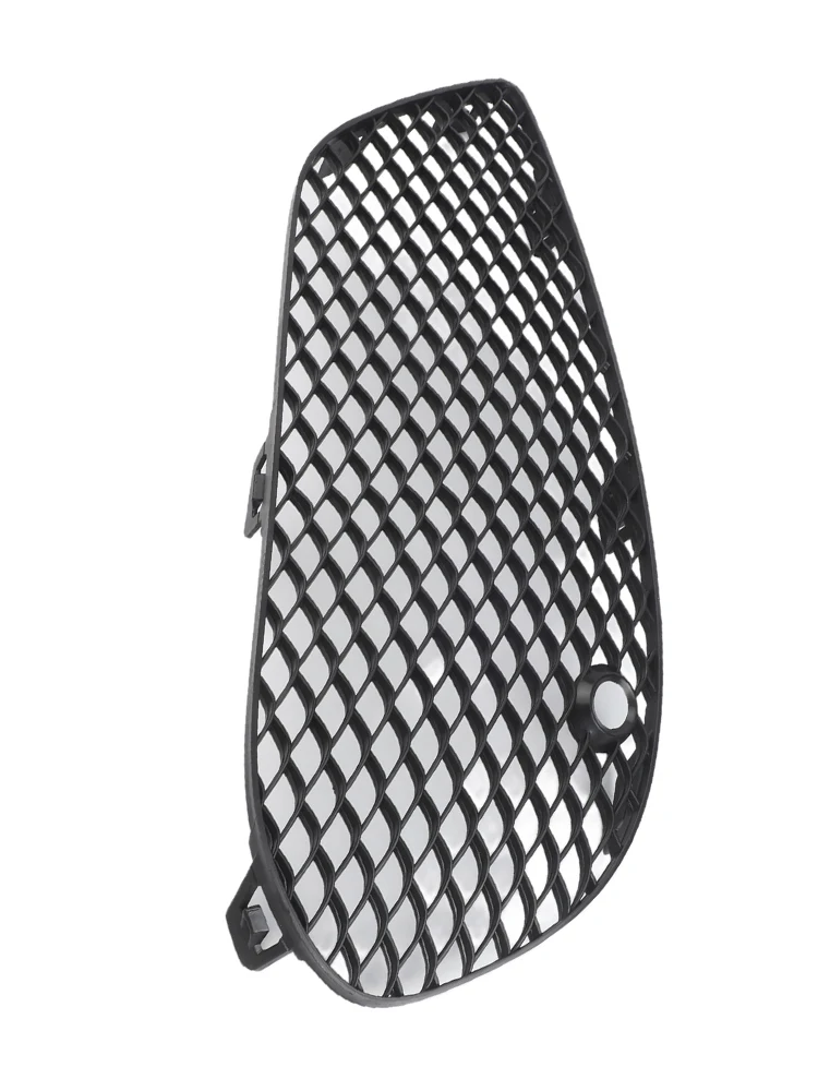 Left Fog Light Mesh Front Bumper Grille Bumper Replacement Black ABS Material Non-deformable Quick Installation