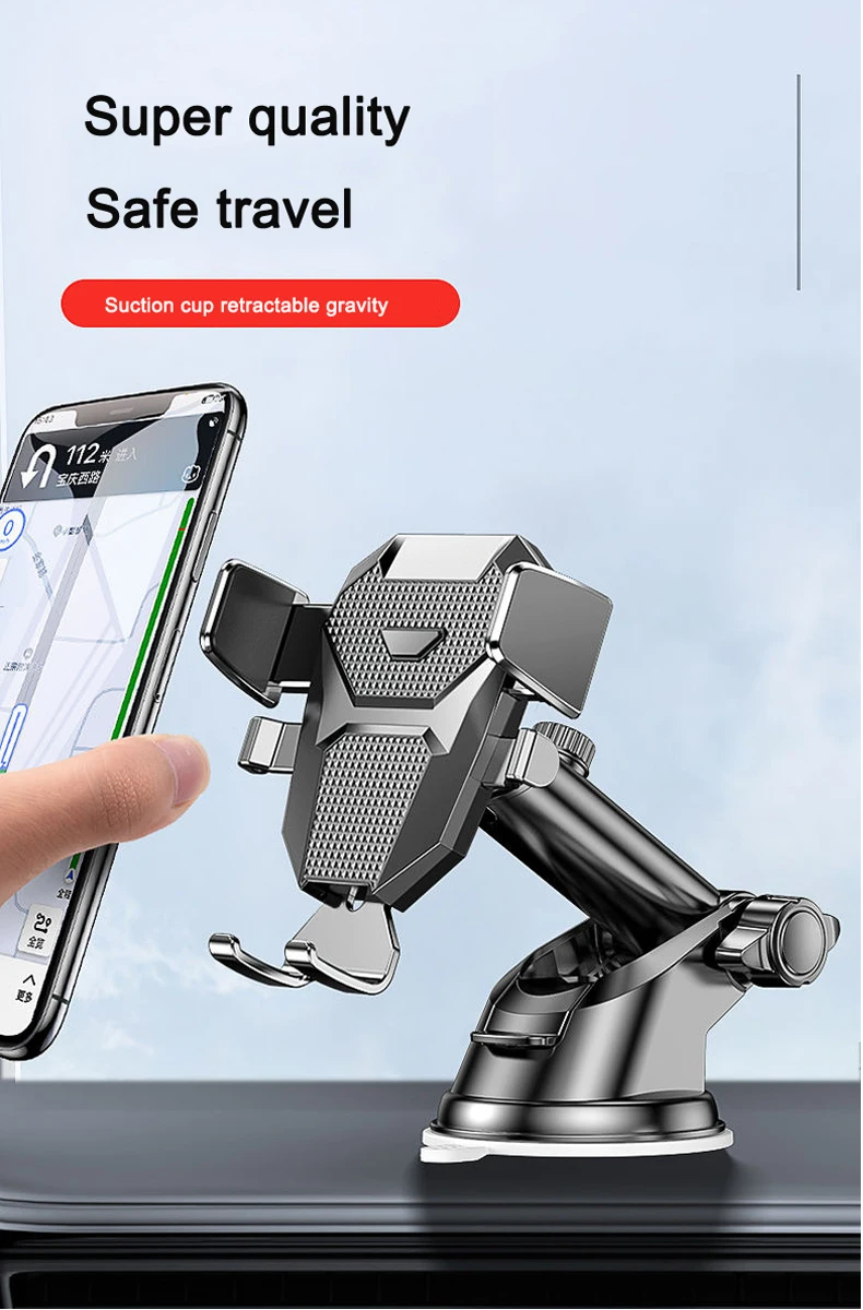 Auto Sucker Telefon Halter Halterung Ständer Tragbare Telefon Ständer Verlängerung Arm Handy Unterstützung Für iPhone 14 13 Xiaomi Huawei Samsung – Detail 1
