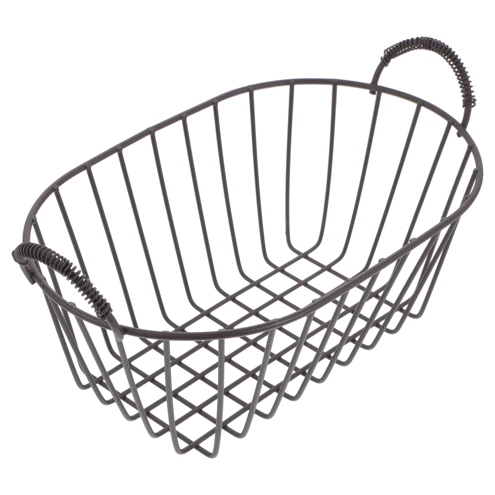 

Large Iron Desktop Home Use Sundries Bin Stationery Shelves Organizer Container Multipurpose Basket Storage Solution