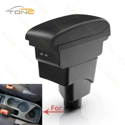 For FORD EcoSport Armrest box 2013-2017 Car armrest box Internal modification USB charging Car Accessories