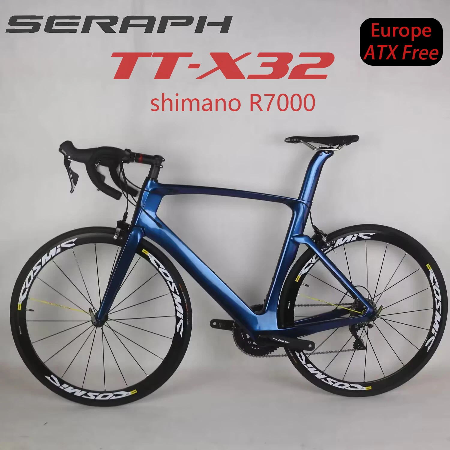 Disc  Road Carbon Bike Carbon  with  groupset shi R7000 22 speed Road Bicycle Complete bike