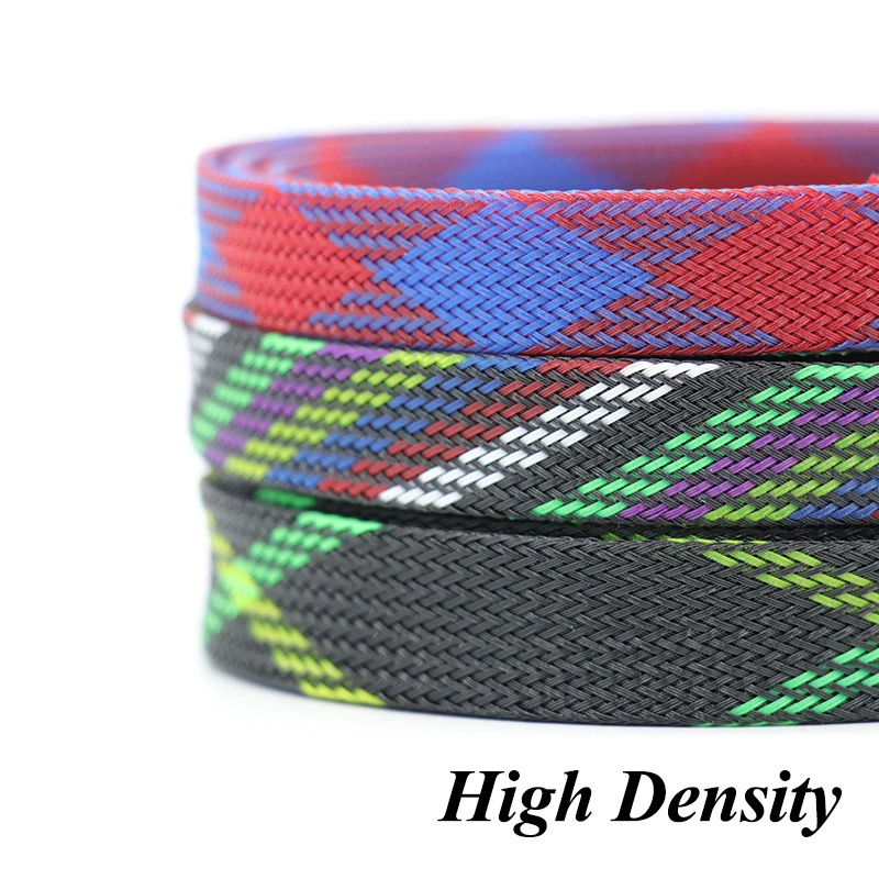 10mm Colorful PET Expandable Cable Sleeving Tight Braided High Density Hardness Insulate Line Protector Wire Wrap Gland Sheath