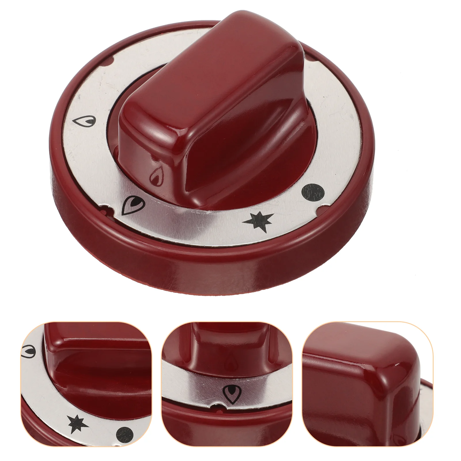 Gas Red High Temperature Resistant Bakelite Knob Switch Dial Abs Heater Replacement Kitchen Stove