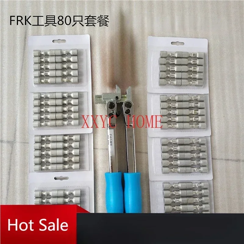 

Refrigerator Repair Welding-Free Tool Set Nested Loops Sealing Liquid Frk Press Plier with 50 PCs 80 Pcs Composite Ring