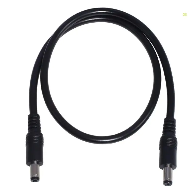 DC5521 to DC5521 สาย 18AWG DC5.5mm 2.1 มม.ชายชายปลั๊กอะแดปเตอร์ Line Dropship
