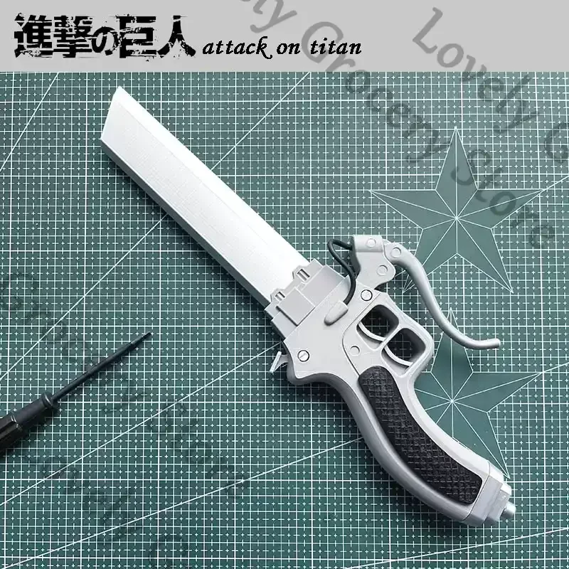 

Anime Levi Ackerman Attack on Titan Mikasa·Ackerman Shingeki No Kyojin Cosplay Extension-type Dual Blade Weaponry Prop Game Gift