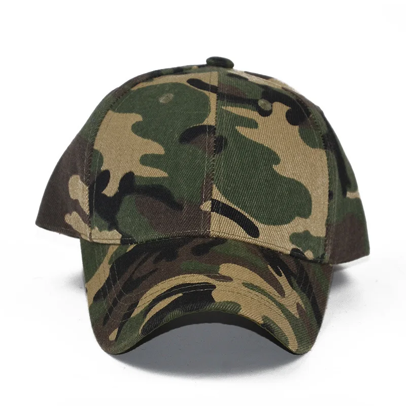 Outdoor Camping Hiking Trekking Adjustable Hat Summer Men Camouflage Tactical Army Baseball Caps Sports Sun-Proof Casual Hat