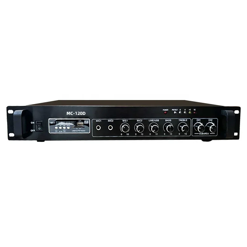 1.5u 120w Professional Best Selling Public Address Bass Amplifier Constant Voltage Power Amplifier