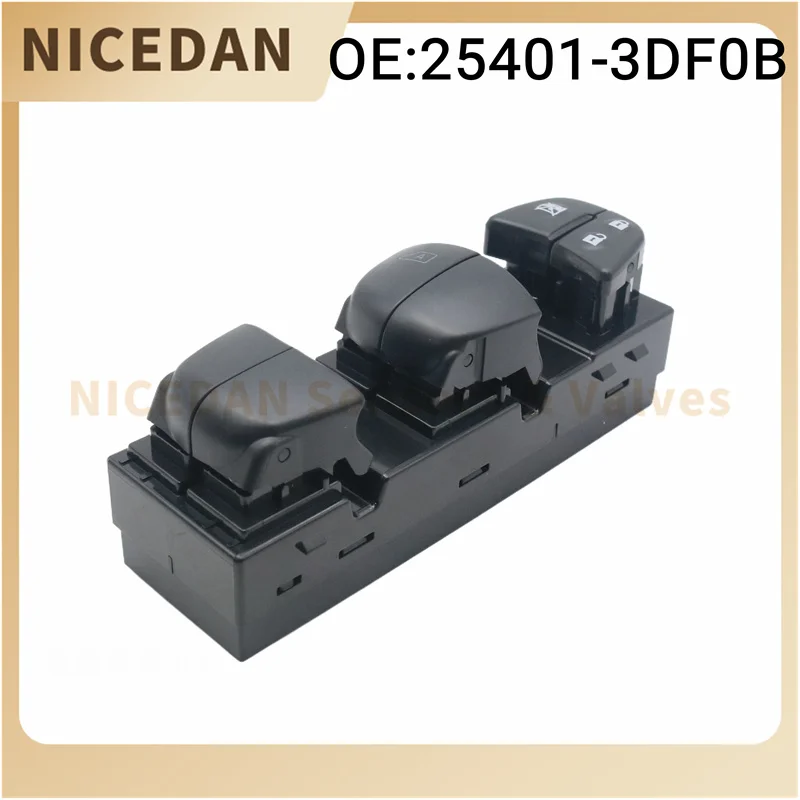

25401-3DF0B главный переключатель стеклоподъемника для Nissan Juke Rogue Tiida Sentra Leaf Juke Rogue X-Trail Qashqai Navara Infiniti Jf15