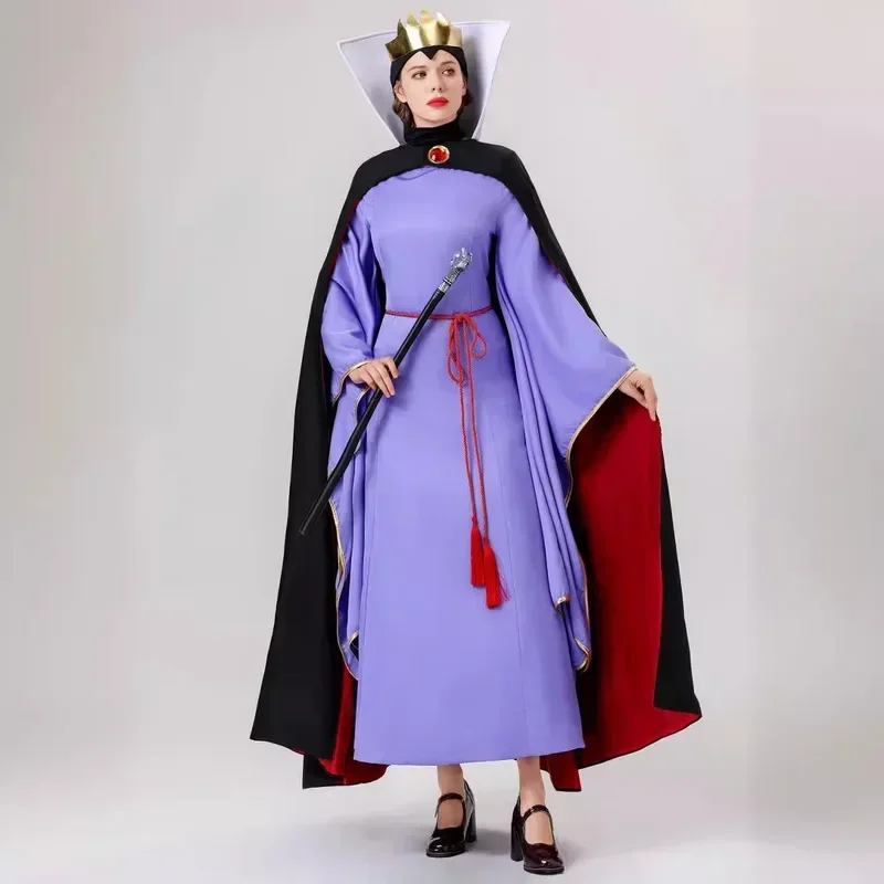 2026年-大人女性用-ハロウィン-白雪姫-悪の女王-コスチューム-ストーリーブック-悪役ドレス-ステージ衣装-コスプレ衣装