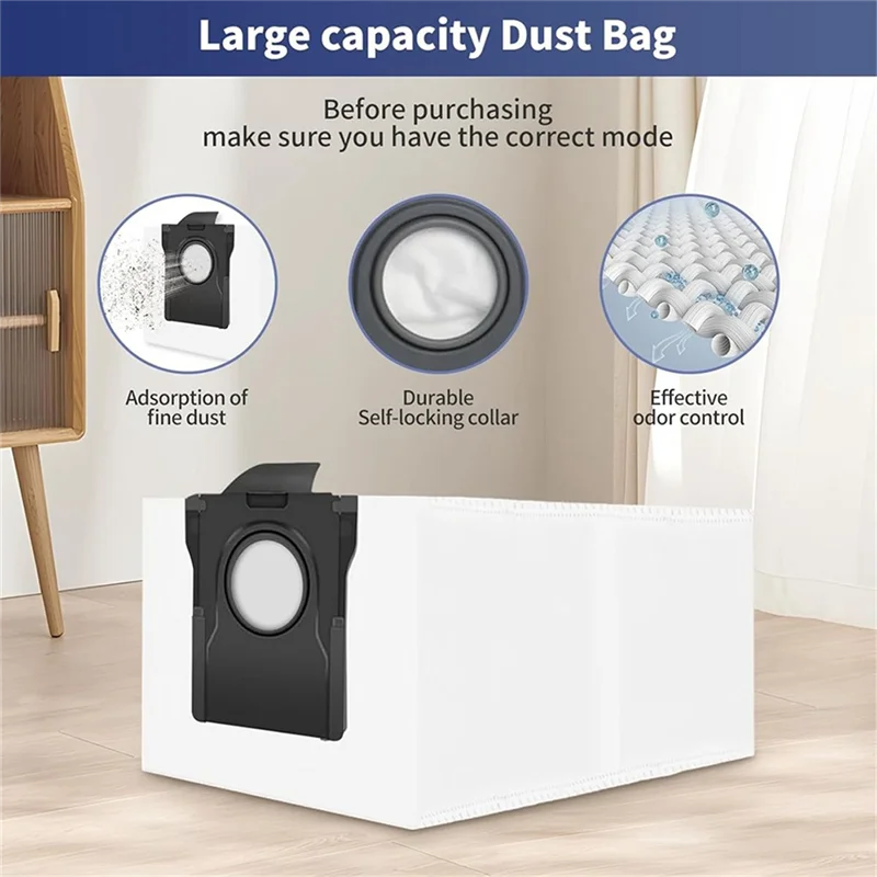 

A65T-Robot Vacuum Replacement Parts Rubber Main Side Brush Cloth Dust Bag Filter Accessories