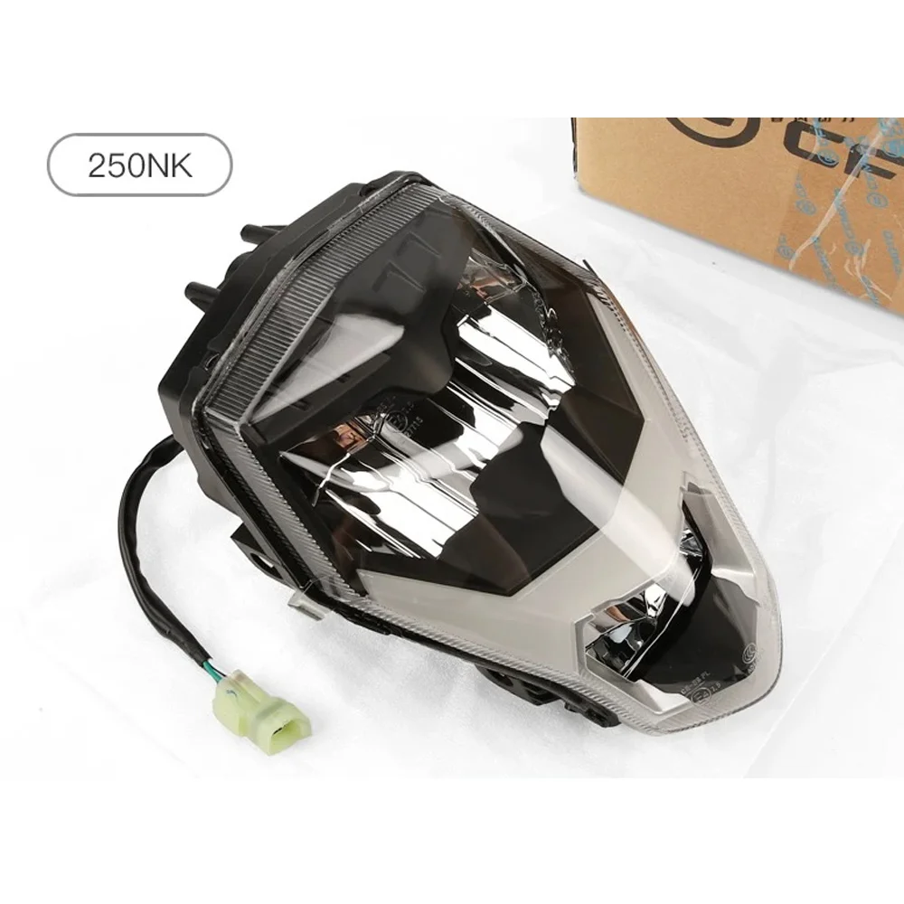 For CFMOTO 250NK Headlight Original Part 250NK Headlight Assembly Motorcycle Light Super Bright Headlight LED