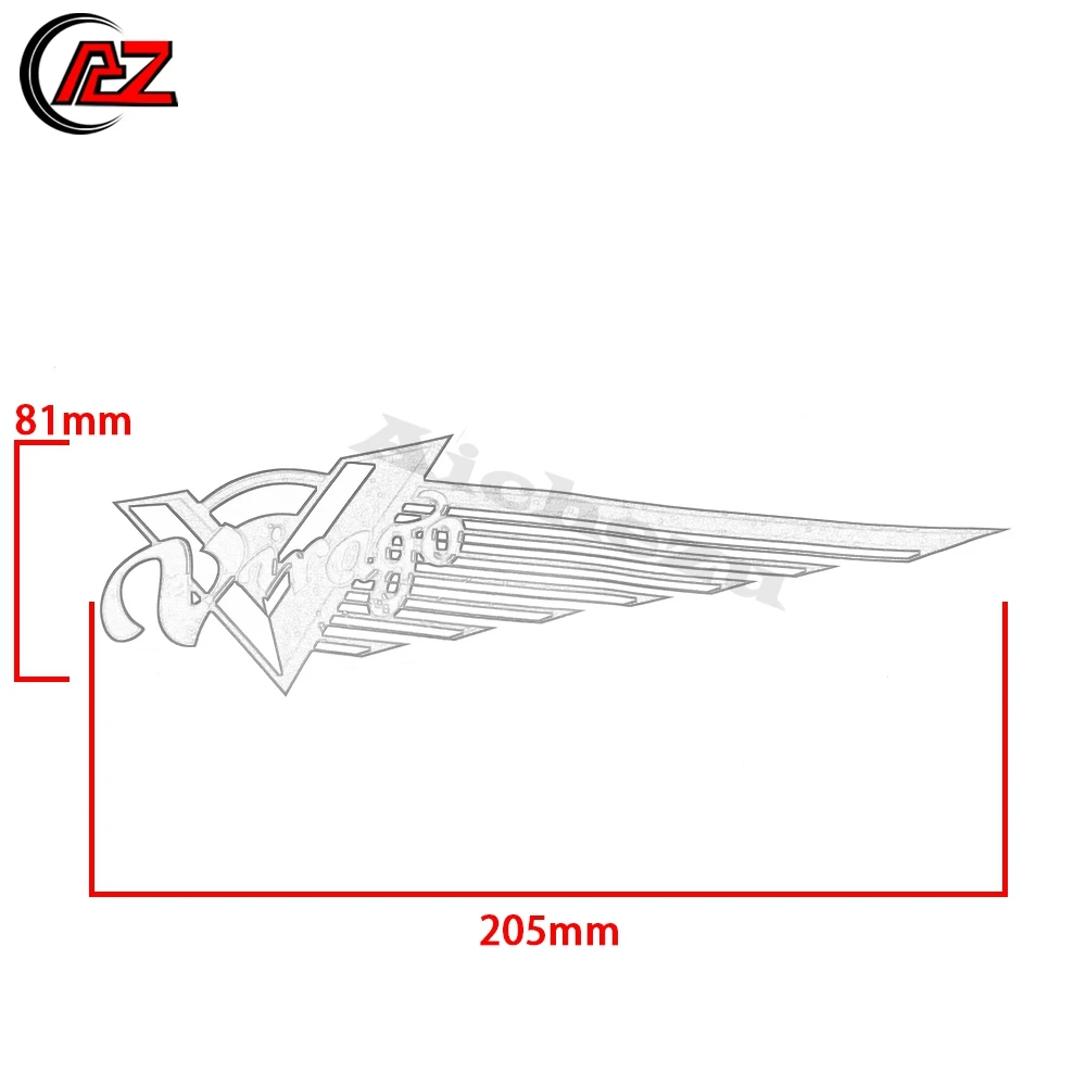 Motorcycl Emblem Badge Decal Fuel Gas Tank Decals Logo \