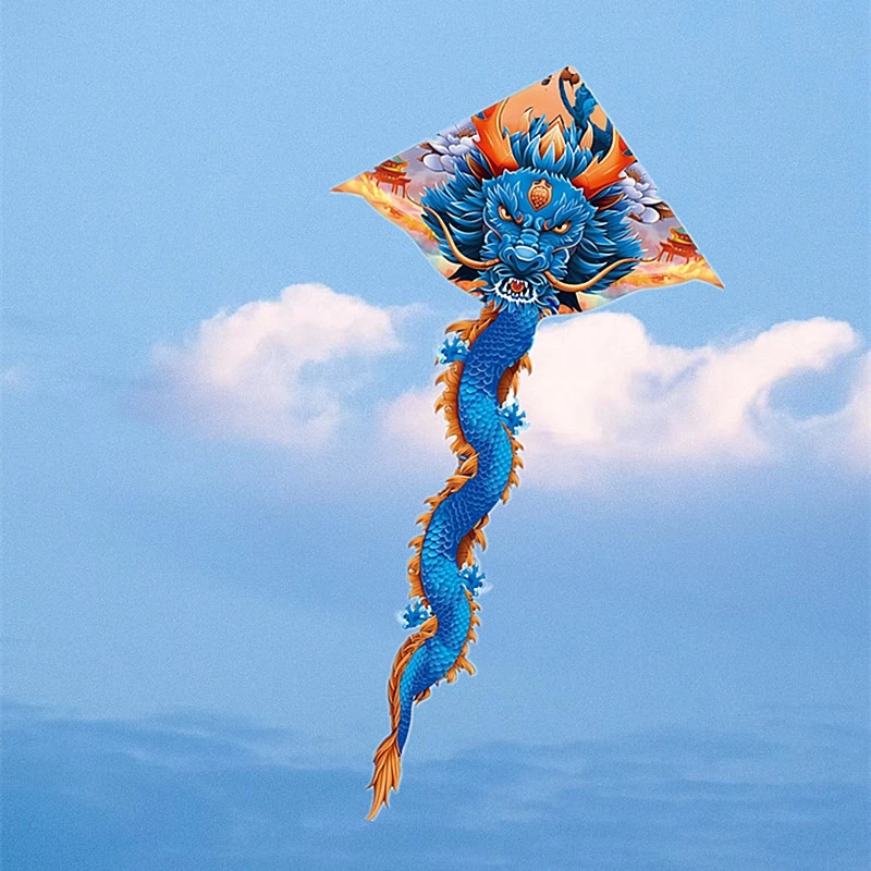 free shipping dragon kite cerf volant enfants basta juego de mesa outdoor games flying bird peonzas trompos cometa fishing play