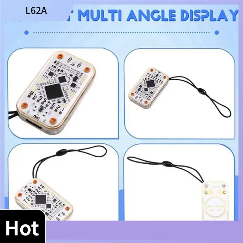 

L62A Chameleon Ultra RFID Смарт-чип Readerr + 4XCUID 3XUID Брелок Эмулятор смарт-карт 125K 13,56M IC ID Card Decode NFC Read Wr