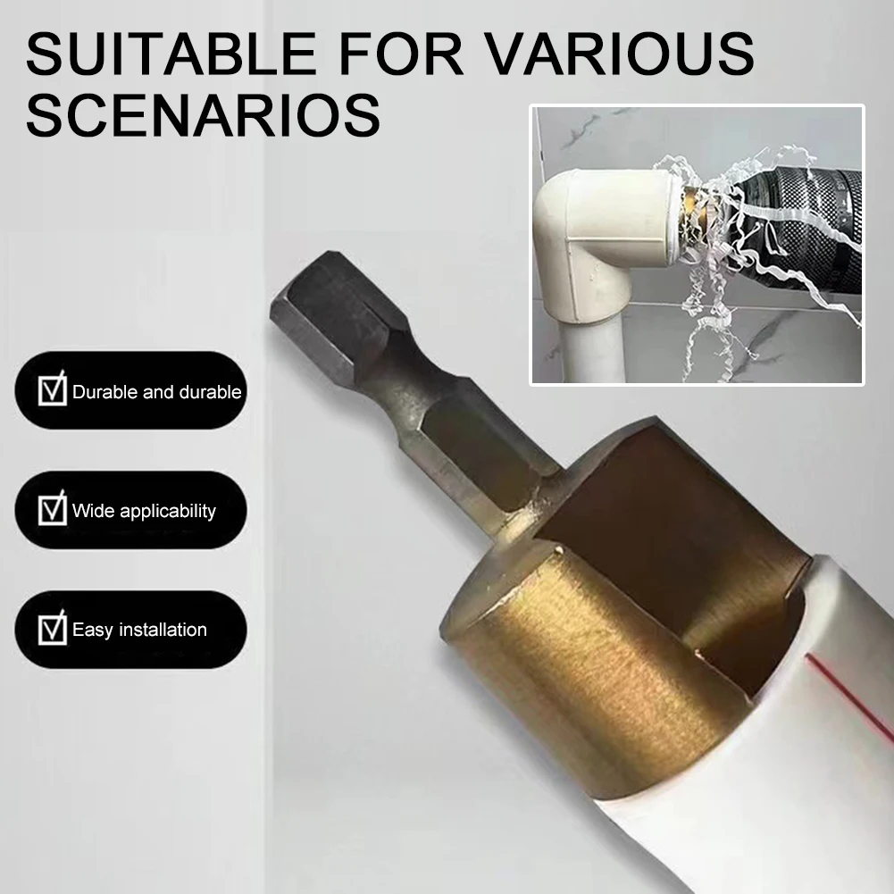 

20/25/32mm Stepped Drill Bit Easily Install Water Pipe Connection Tool For Power Tools