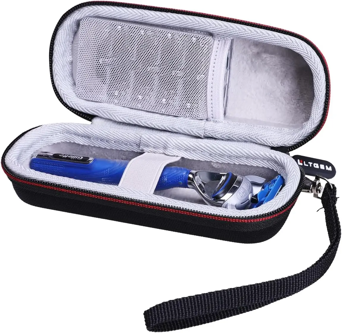 L LTGEM EVA Hard Carrying Case for Gillette Mach3 Men's Razor - Storage Protective Bag (Case Only!)