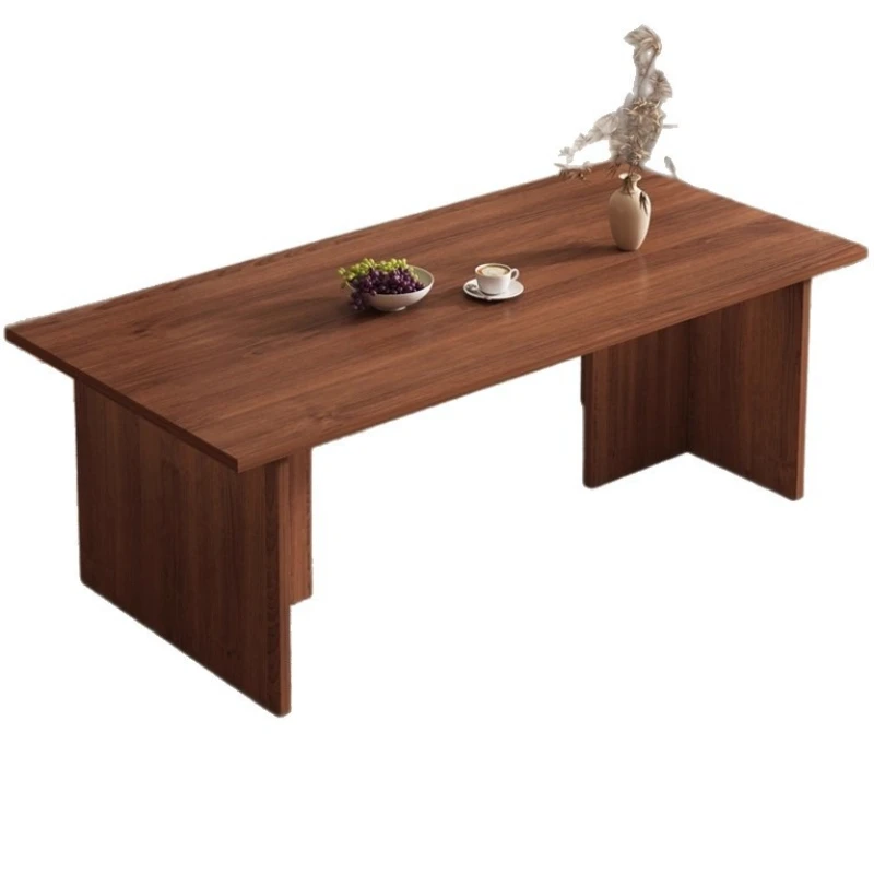 

Dining table Home dining room Eating Rectangle solid wood core medium antique large