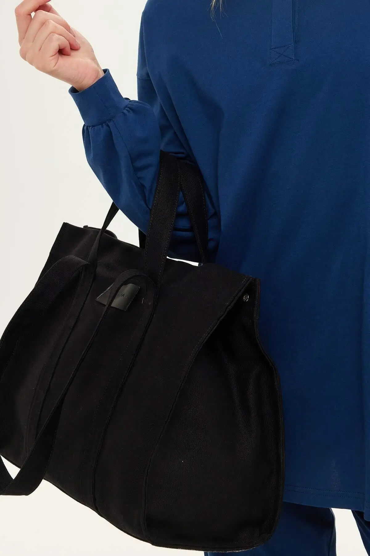 Manuka Canvas Strandtas Zwart