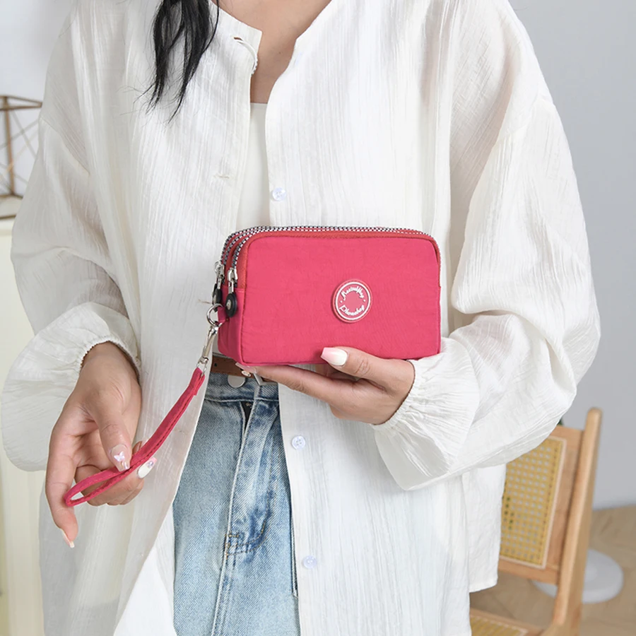 

Женская сумочка - кошелек нового дизайна, универсальная и повседневная сумка для мобильного телефона с молнией, модная сумка для мобильного телефона.