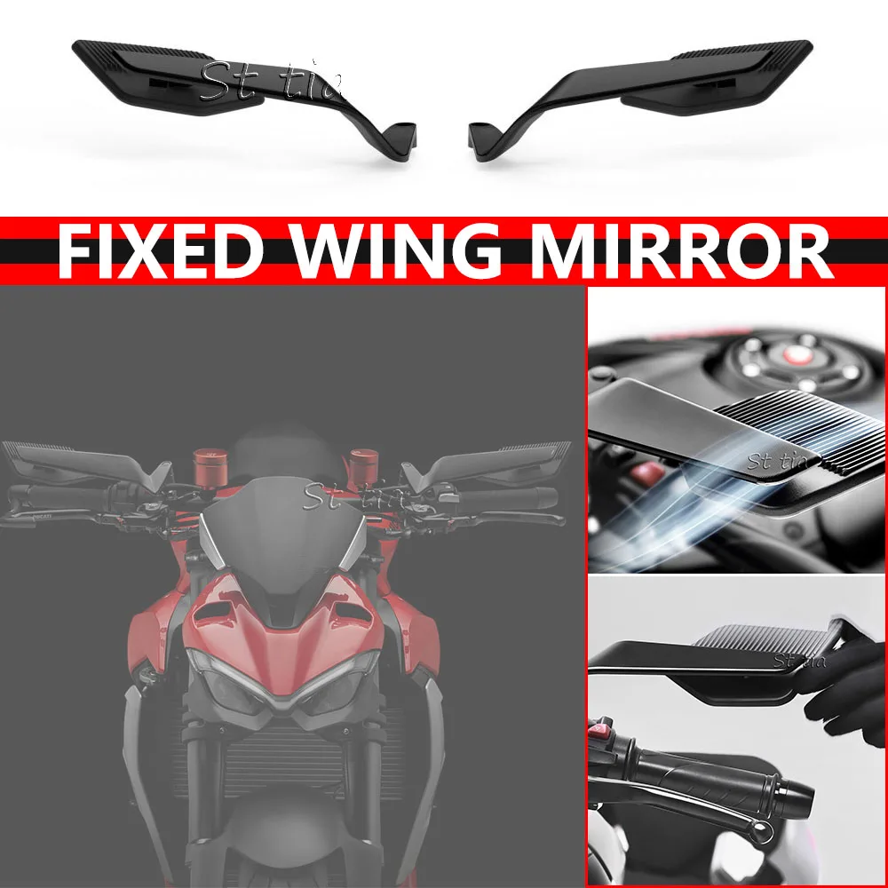 

Motorcycle Stablizer Side Mirrors For DUCATI Monster 696 797 821 950 StreetFighter V2 V4 Hypermotard 950 XDiavel S Accessories