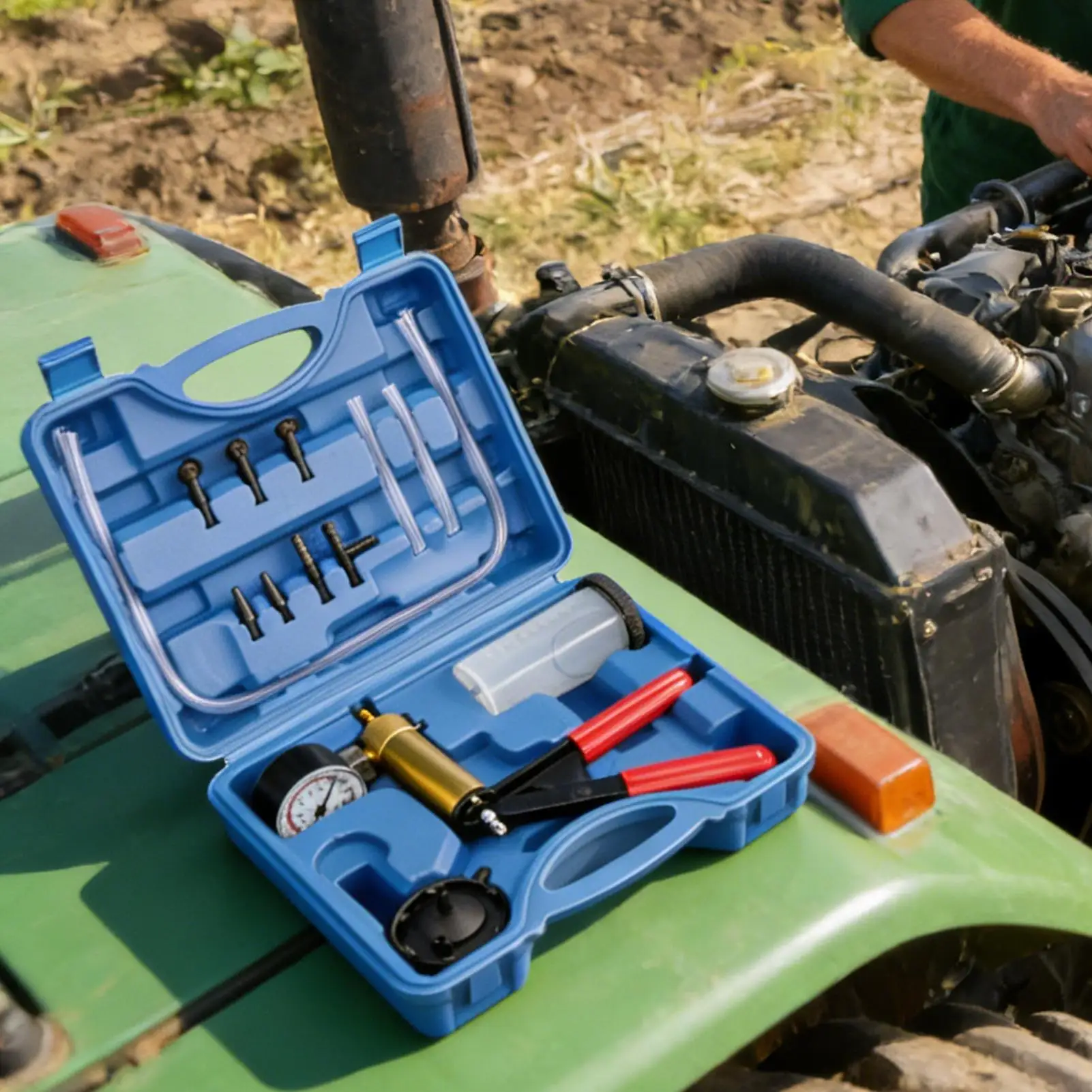 

Car Vacuum Pump Handheld Brake Fluid Replacement Manual Brake Fluid Change Tool Motorcycle Brake Bleeder Kit For Fluid Pressure