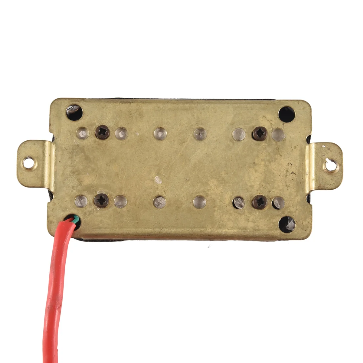 Pastillas Humbucker para guitarra eléctrica, puente Alnico V, negro