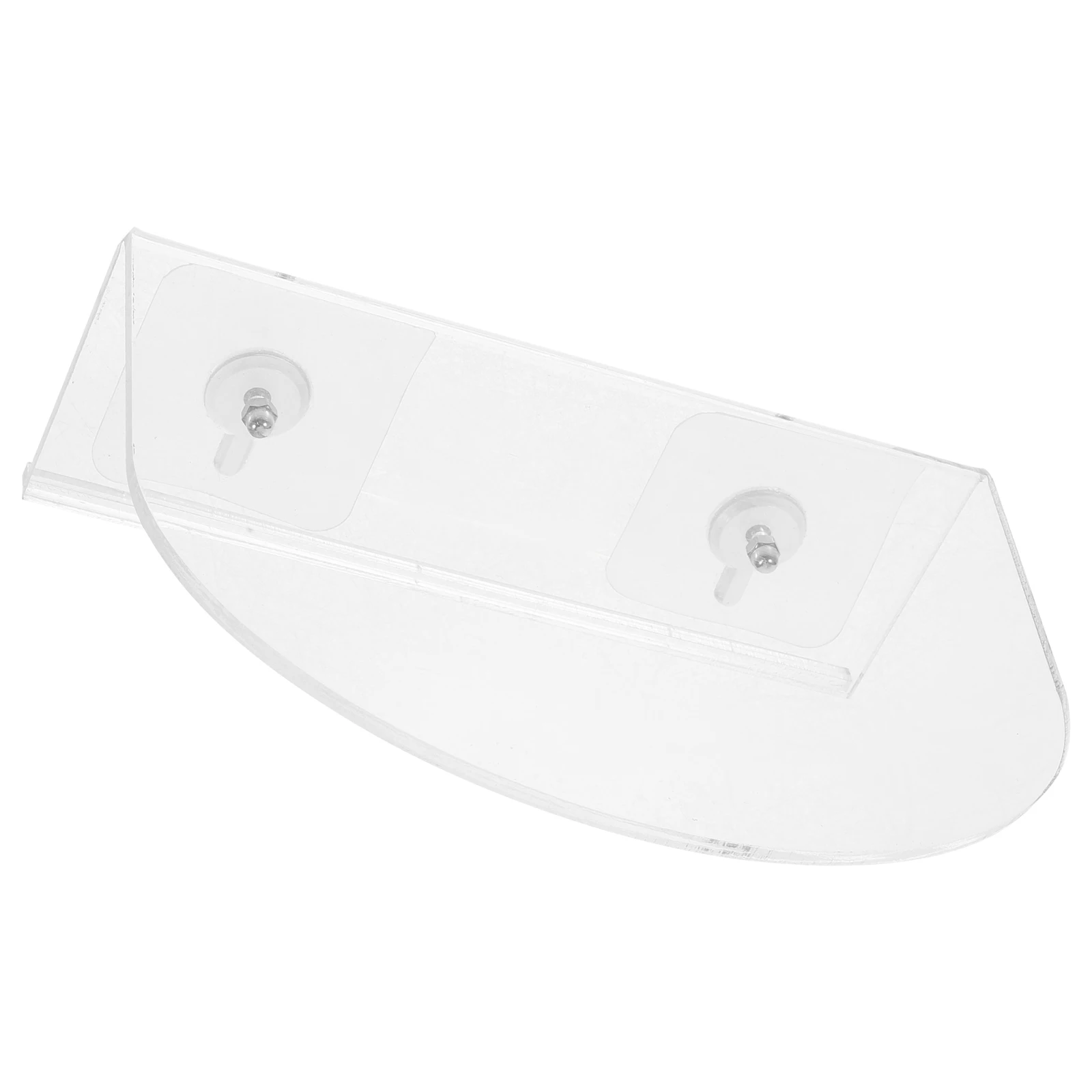 

Акриловая полка на присоске без дрели, стойка для растений для комнатных растений, держатель для цветочного горшка, прозрачное решение для хранения, витрина