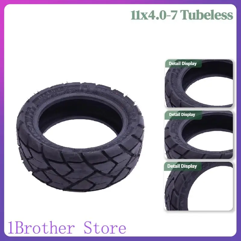 Off road explosion-proof rubber 11x4.0-7 tire, suitable for Segway GT1 GT2 electric scooter