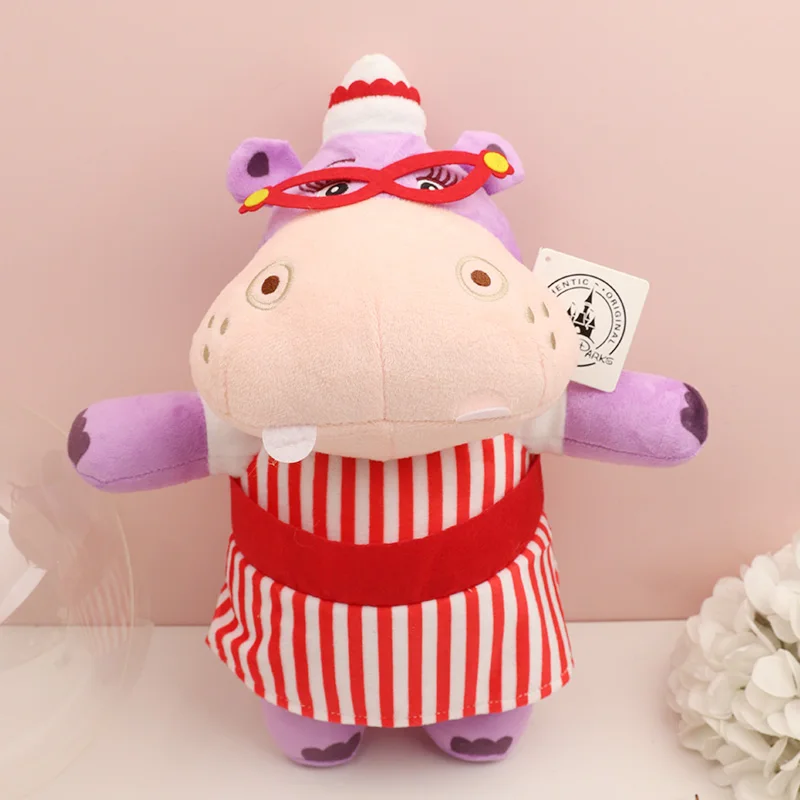 Disney Doc Mcstuffins Plush Toys Set Kawaii Lambie Sheep Hallie Hippo Stuffy Dragon Stuffed Dolls For Girls Kids Anime Things