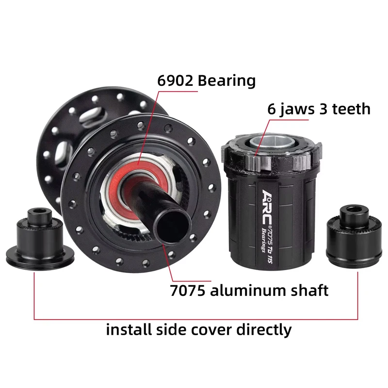 قوس MT039 الجبلية الجبهة الخلفية دراجة محاور 32H 6 البراغي القرص دراجة محور QR من خلال 135 مللي متر 142 مللي متر HG XD MS 11 12 فولت محور عجلات 6-ألوان