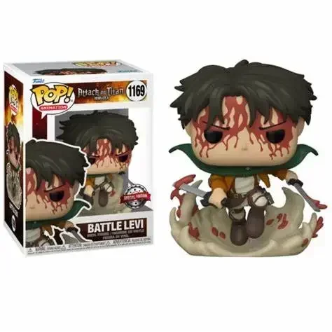 NIEUWE Funko Pop Attack On Titan BATTLE Levi # 1169 235 #   KONINGIN HISTORIA 1170 #   COLOSSAL TITAN # 23 # Actiefiguren verzamelspeelgoed 233