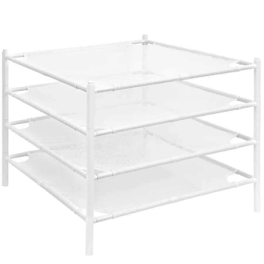 

Sweater Drying Rack, Mesh Clothes Drying Rack, Stackable Laundry Drying Rack, Lay Flat Dryer for Delicates, Portable Dry Rack fo