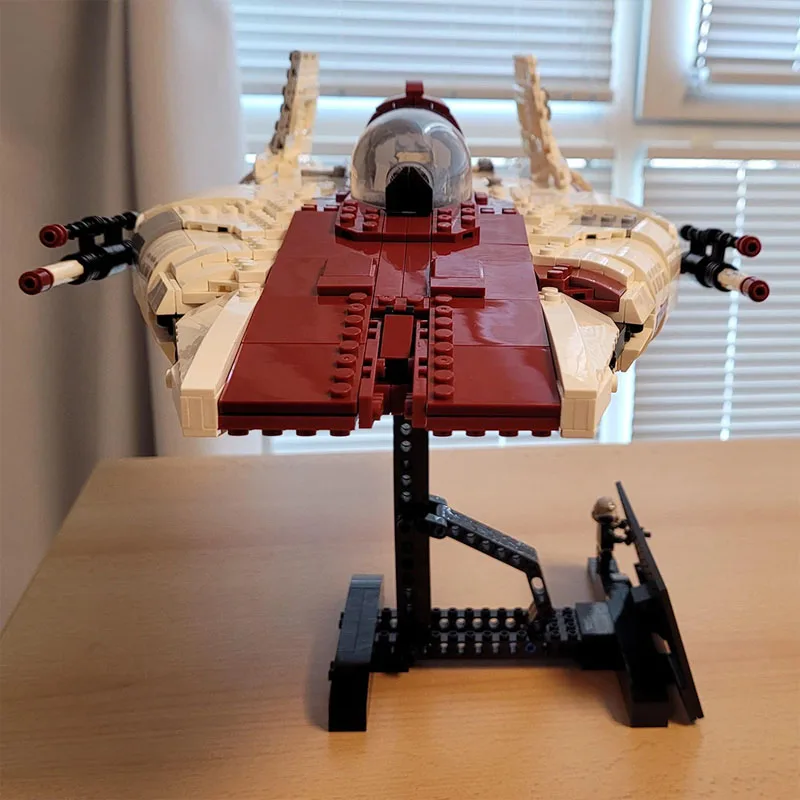 NO BOX 75275 Space War A-Wing Starfighter Star Movie Series Игрушки Строительные блоки Сборка Модель Кирпичи Детские мальчики Лучшие подарки