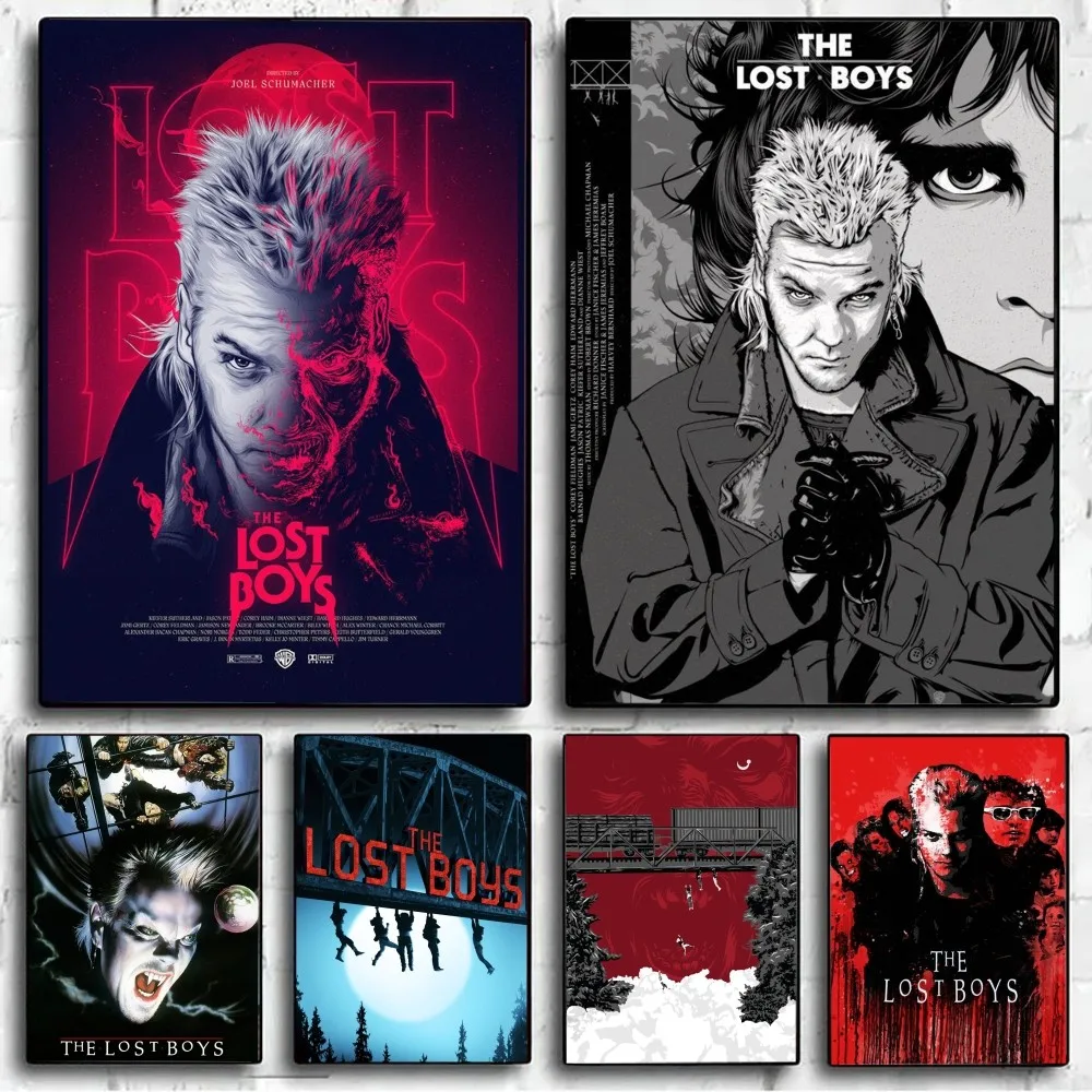 Lost Boys 1987 Movie  Poster No Framed Poster Kraft Club Bar Paper Vintage Poster Wall Art Painting Bedroom Study Stickers