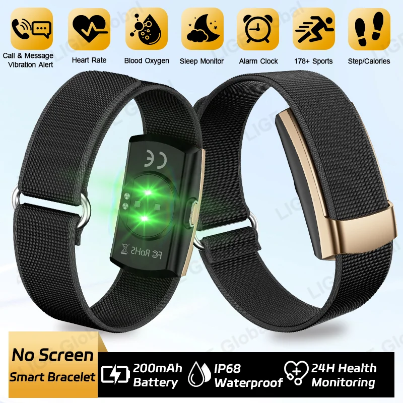 

LIGE Smart Bracelet Waterproof Smartband Running Pedometer Sports Health Monitor Watch Vibration Alarm Clock Message Call Alert