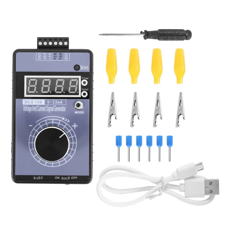 Precision 4-20MA Current Voltage Signal Generator, Analog Simulator For PLC And Panel Debugging, Frequency Converter