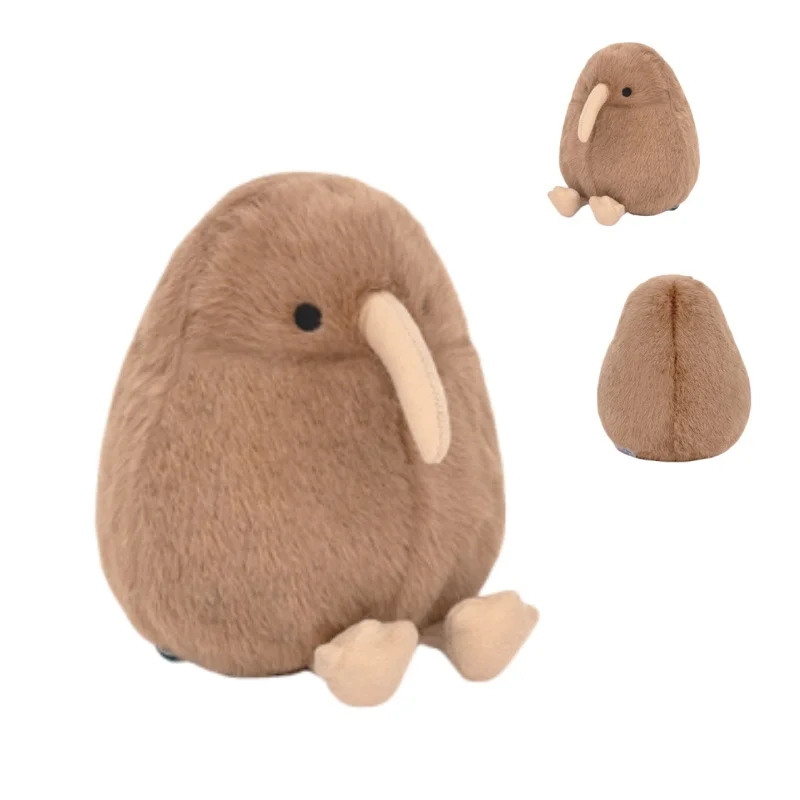 Juguete de peluche de pájaro Kiwi realista de 20/33/45cm, bonito juguete de peluche para niños, muñeca, almohada suave de dibujos animados, bonito regalo de cumpleaños