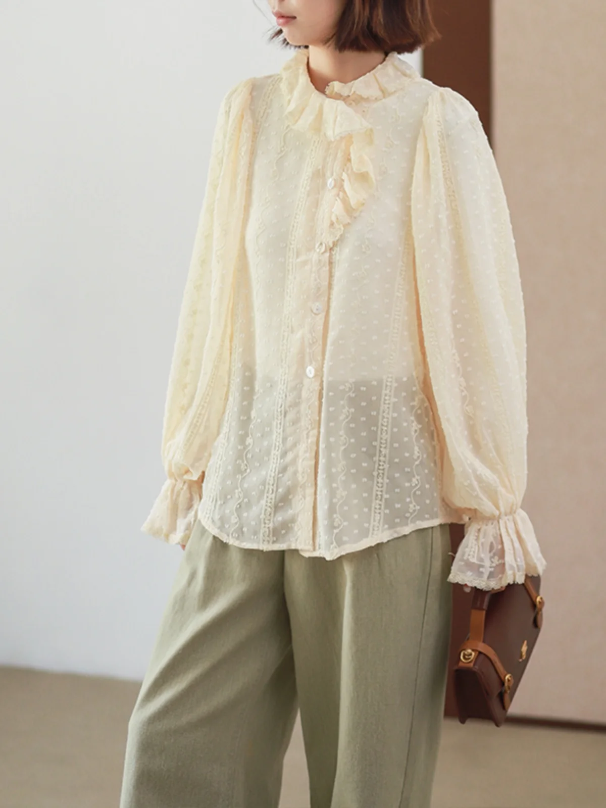 

Женская прямая миди-юбка Feidan Ele Long Sve с кружевным воротником, базовый слой, осень-зима, сладкий стиль