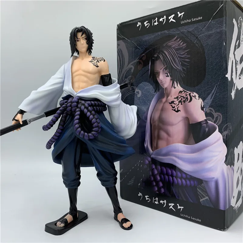 Lover Anime NARUTO Figure Uchiha Sasuke Curse Mark PVC Figure NARUTO Sasuke Orochimaru Itachi Sharingan Kakashi Model Toy Gift