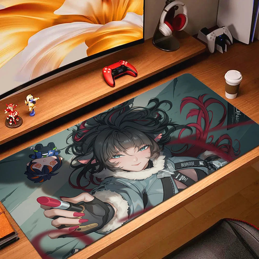 뜨거운 판매 항목 Zenless Zone Zero Jane Doe HD 고화질 전자 스포츠 매트 데스크탑 대형 게임 액세서리 마우스 패드 XXL