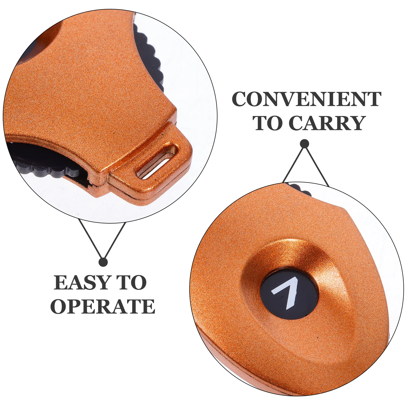 Golf Scorekeeper Rotating Plate Durable Club Accessory Multifunctional Golfing Stroke Counter Golf Accessories Gift