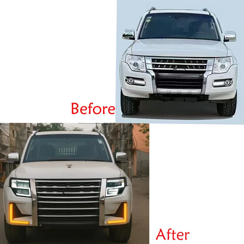 

Premium Full Bodykit Set for Pajero V93 V97 Updated to New Style with Grilles and Bumper Vehicle Modification Components