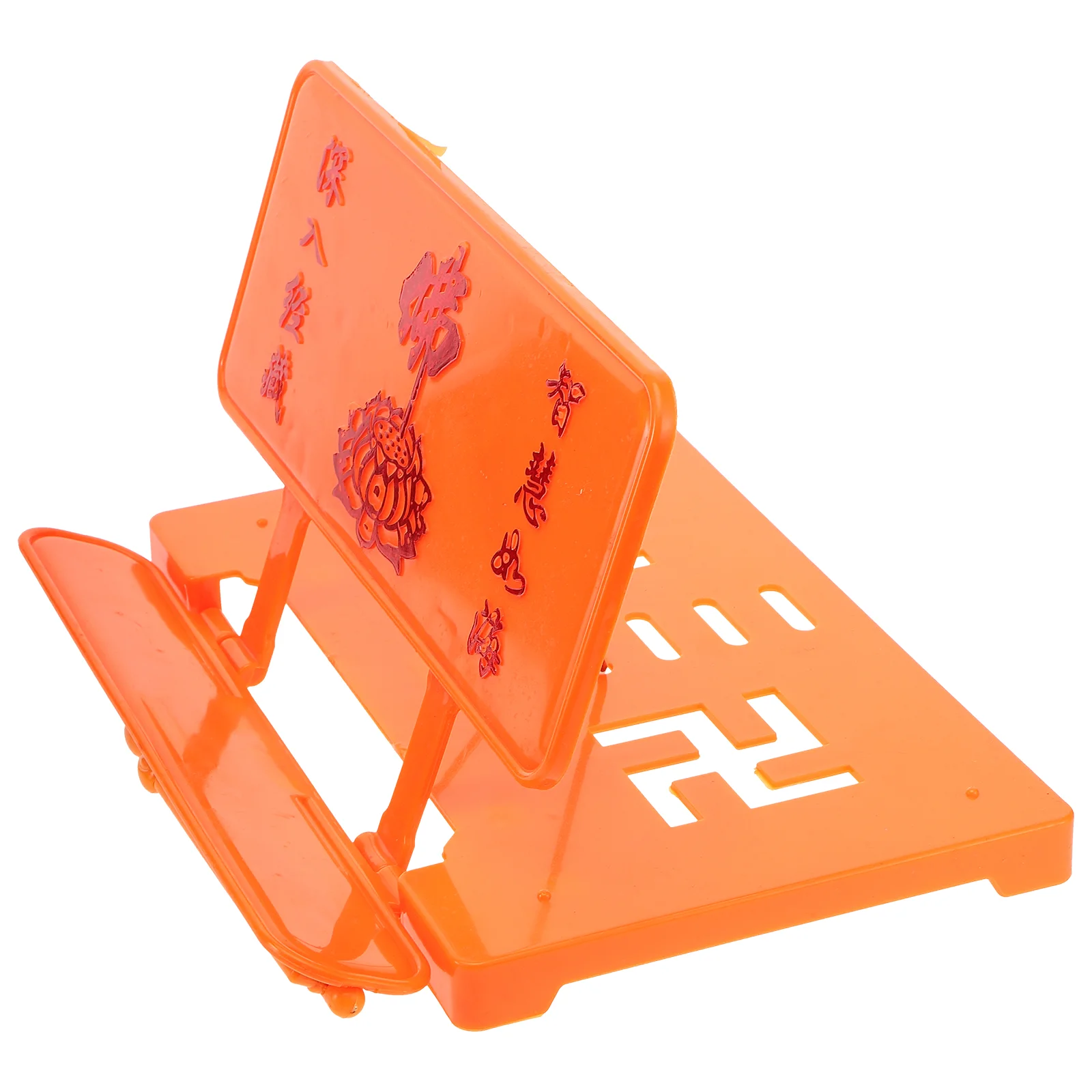 

Buddhist Book Stand Buddha Scriptures Folding Reading Holder Plastic Desktop Book Display Easel