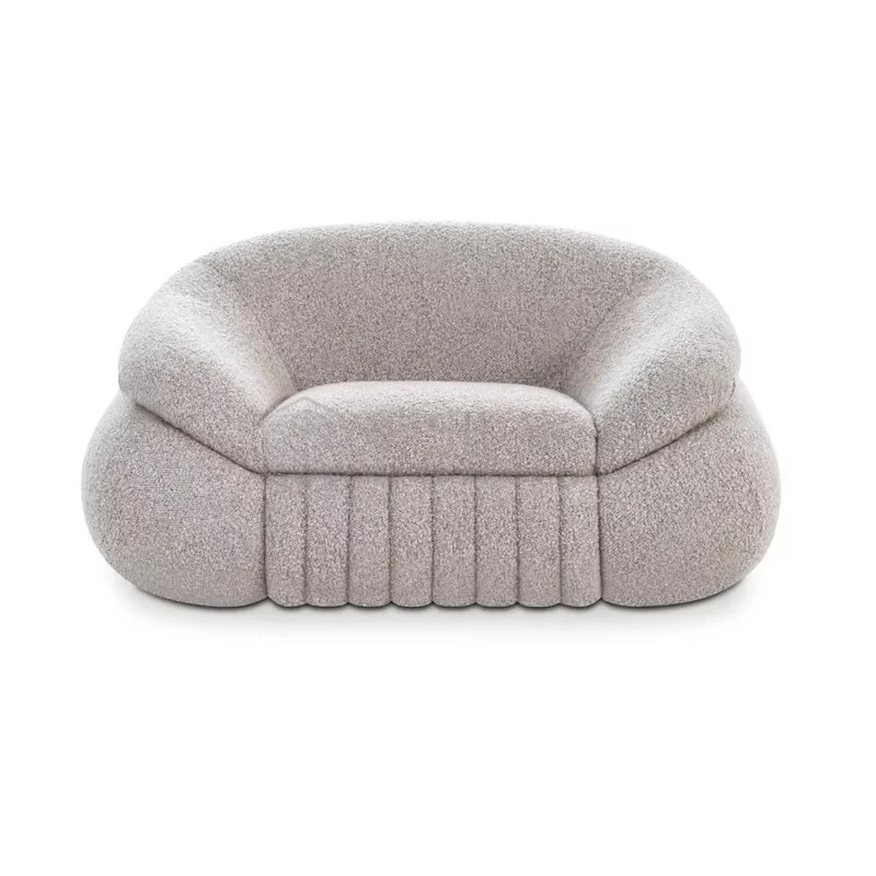 

Italian light luxury minimalist beauty club clothing store soft clothing, fashionable Internet celebrity straight row lazy sofa